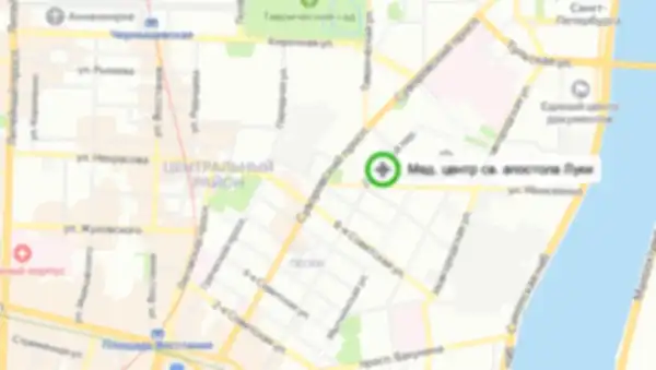 Карта - Медицинский центр св. Апостола Луки